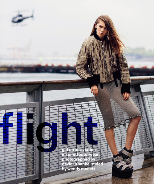 davidurbanke: I shot the fashion opener “Flight Club” for NYLON’s November Issue, 