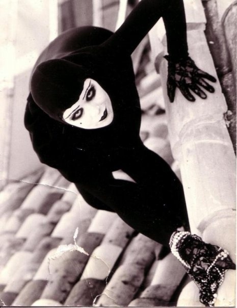 French silent film actress Musidora as thief “Irma Vep”.