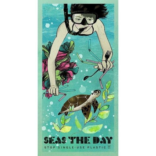 Absolutely in love with this new beach towel design — and we sell it in the shop! “Cutting out all s