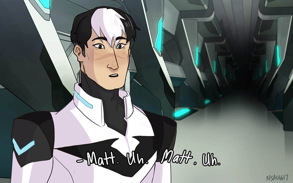 katiehollt:matt now has luke skywalker’s gay space poncho aesthetic and shiro is