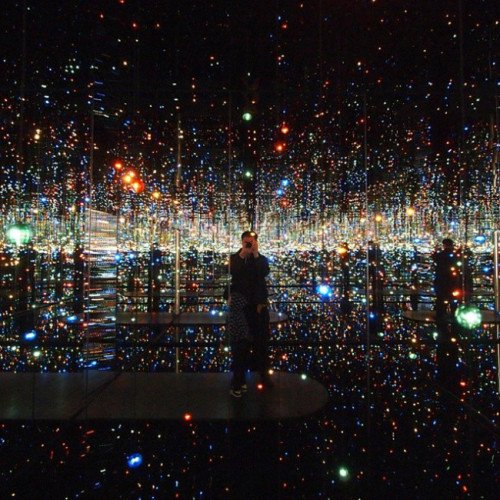 File under: want to go to there.Yayoi Kusama&rsquo;s &ldquo;Infinity Mirrored Room&ndash