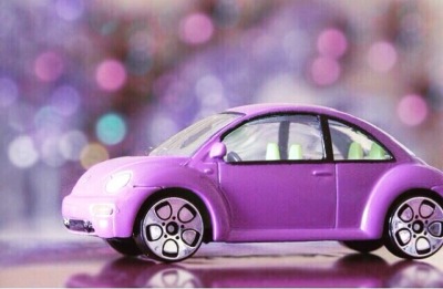 purple buggy car