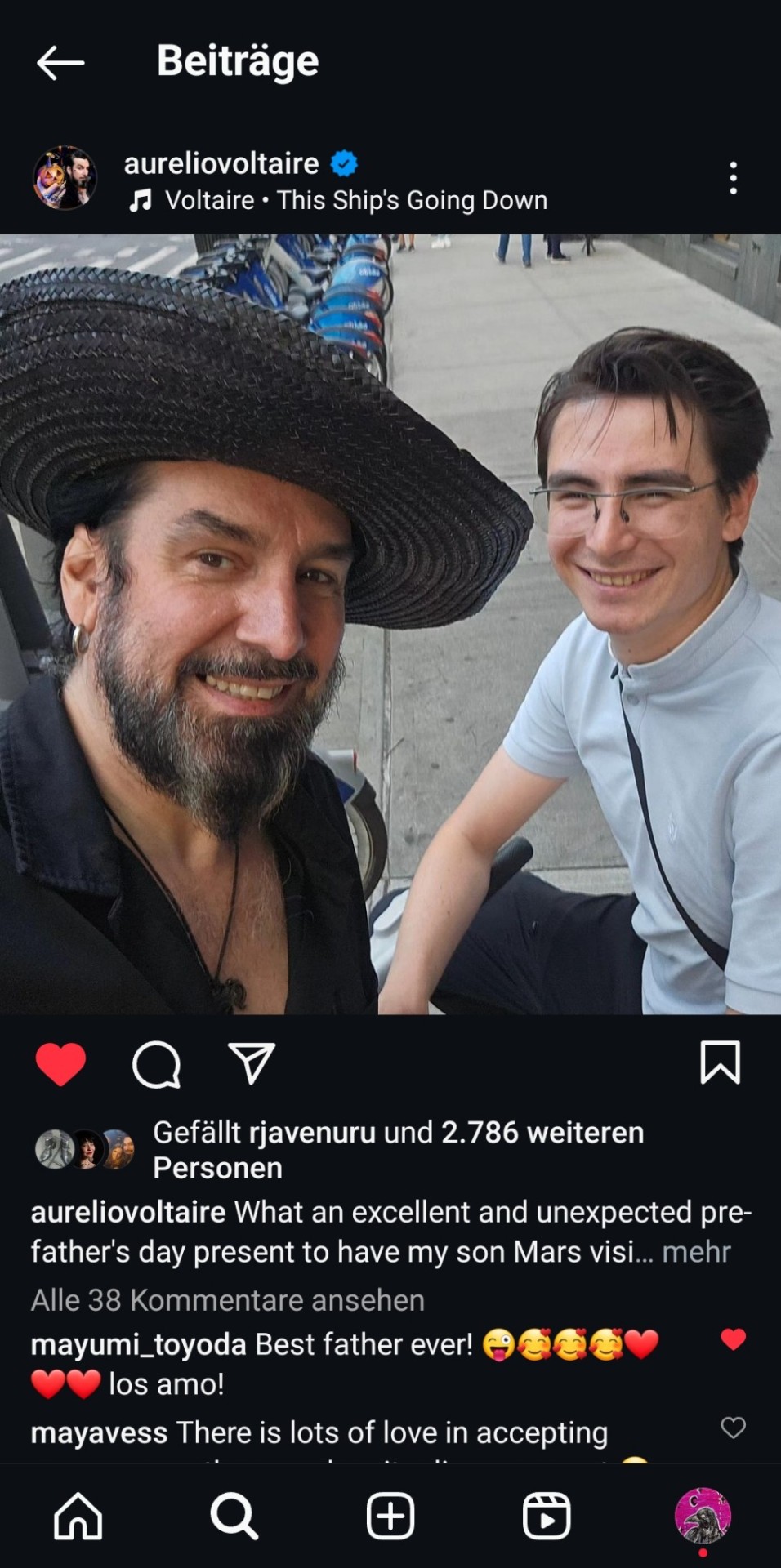 New Content Of Aurelio Voltaire And His Son Mars For Father's Day!!!