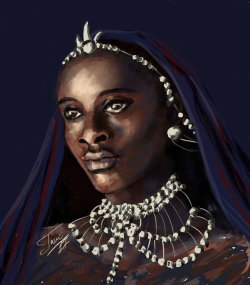 fyblackwomenart:  Queen of Africa by Illariya