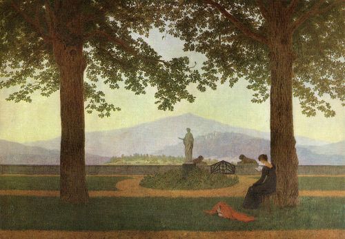 The Garden Terrace, Caspar David Friedrich, 1811