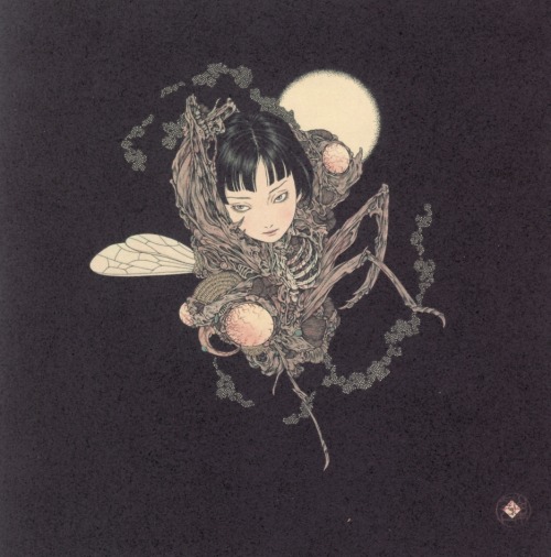 romantiscience: Takato Yamamoto Takato Yamamoto is widely known for his “Ukiyo-e Pop” style of painting. He explores themes of darkness, bondage, vampires, metamorphosis, love and death. The perspective is always calm and serene - never depicting