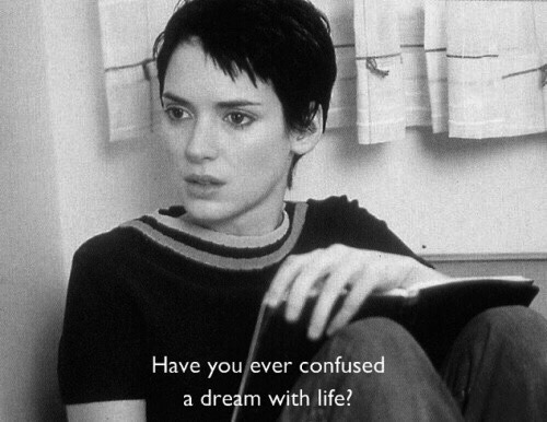 winonaryderpics:Or stolen something when you have the cash? Have you ever been blue? Or thought your train moving while sitting still? Maybe I was just crazy. Maybe it was the 60s. Or maybe I was just a girl… interrupted.