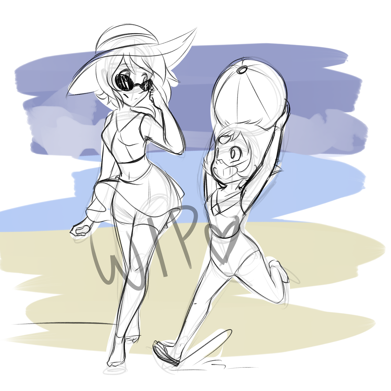 left2fail:WIP of a thing I plan on doing when I’m done with commissions O: