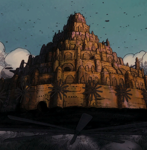 shiroa:  Castle in the Sky (1986)dir. Hayao Miyazaki  