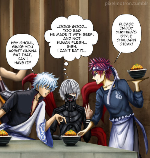 pixelmotron:  The Last Supper - Anime Crossover adult photos