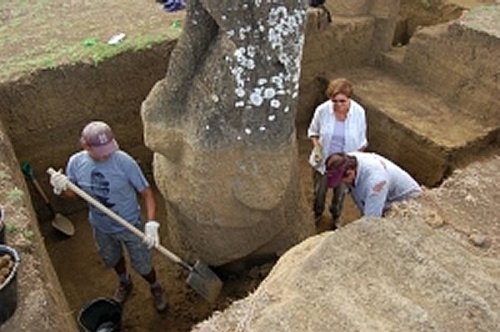 older-and-far-away: gingerhaole: queenanunnaki: Easter Island’s Statues Reveal Bodies Covered 