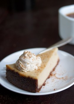 veganinspo:  Vegan Eggnog Cheesecake 