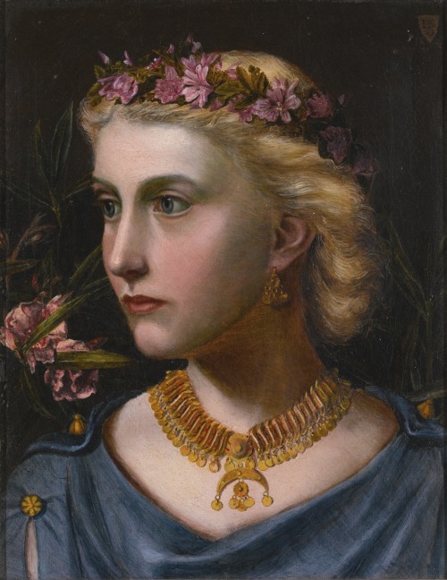 pintoras:Emma Sandys (English, 1834 - 1877): A Saxon princess (via Sotheby’s)