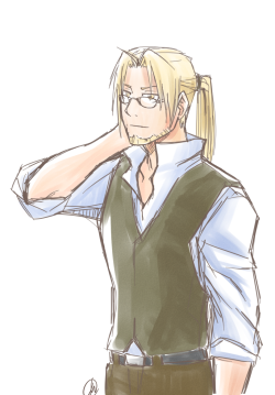 Fifty-Shades-Of-Panda:  Ed Looks Like Hohenheim Whether He Likes It Or Not… 