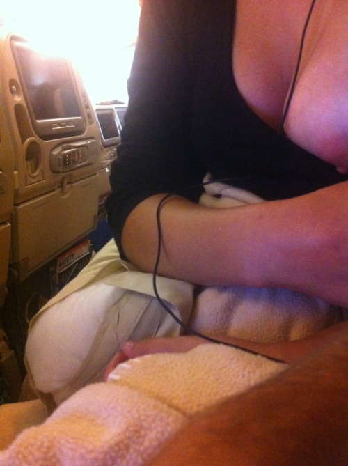 youngnsexyukcouple:  Plane flash, got caught porn pictures