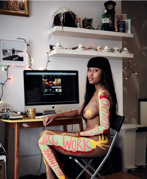 banji-realness:  VV Brown, photo by Margot Bowman ‘Nothing Will Work Unless You