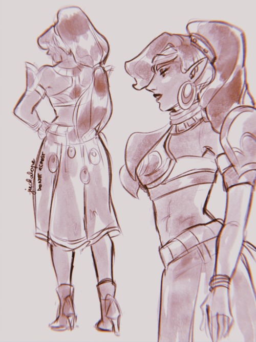  since im apparently on a drawing spree, have some urbosa sketches ✏️ i’m so excited for the b