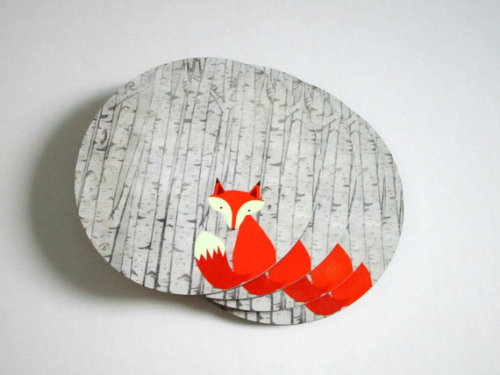 Fox Coaster Set, $18.00