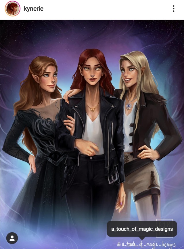 high-lady-feyre-archeron - Art by Kynerie