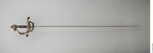 A stunning composite Rapier, Italian hilt, ca. 1545-1555, blade from Solingen, Germany, ca. 1600, po