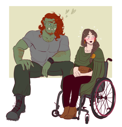 celestialkiri:I just want a romance story where an orc with a THICK accent falls madly in love with 