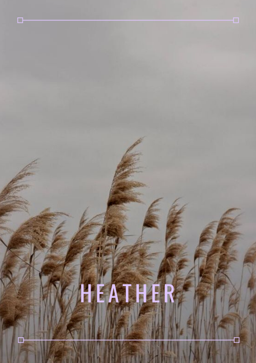 briarfox13: Heather Aesthetic Posters 