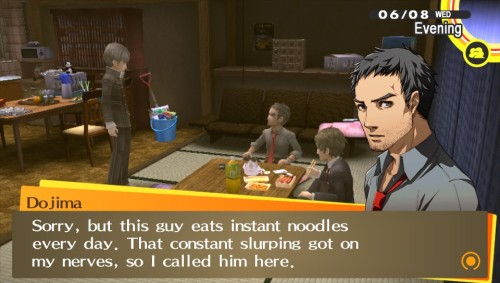 starsch: Actual idiot Adachi and actual tsundere Dojima.