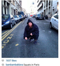 shitrodsays:  sugahsrevolution:   hip-hop-lifestyle: Action Bronson - Squats All Over the World  lol  Look at Action Bronson promoting health and fitness. Doing his 30 day squats challenge while maintaining his busy schedule. If he can do it then you