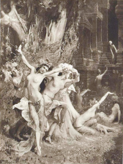 xenophone:  sepiapath: art by Gaston Bussière