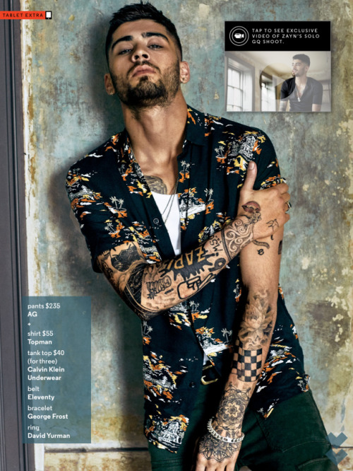 juanluverano:  Malik again in GQ photoshoot. x