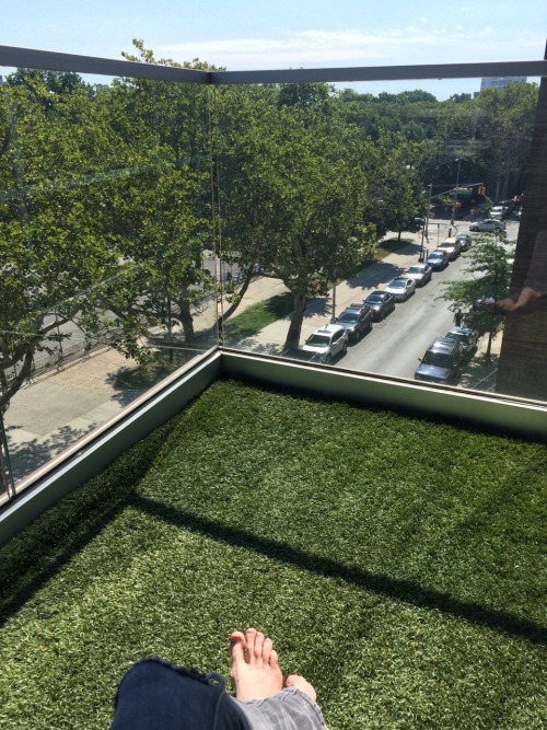 Our hotel in Brooklyn has a balcony :)