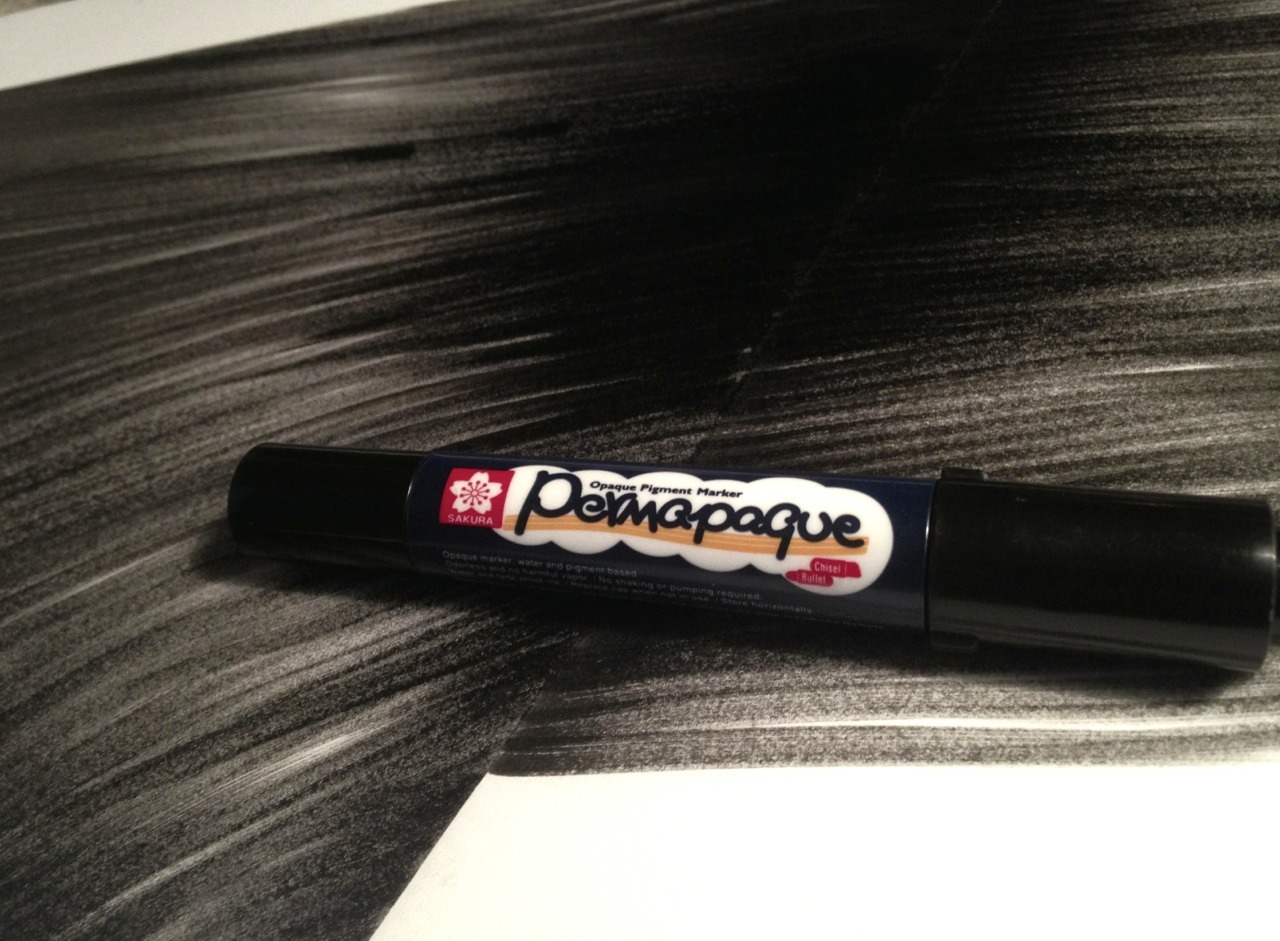 wrk-kevintownsend:  playing a bit with the Permopaque markers again (while my son