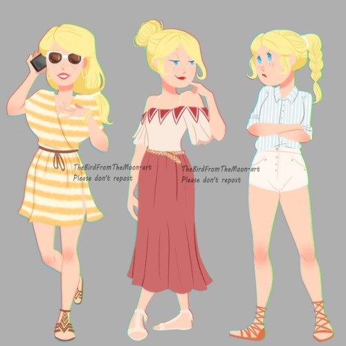 thebirdfromthemoon-art:Miraculous kids + summer outfit