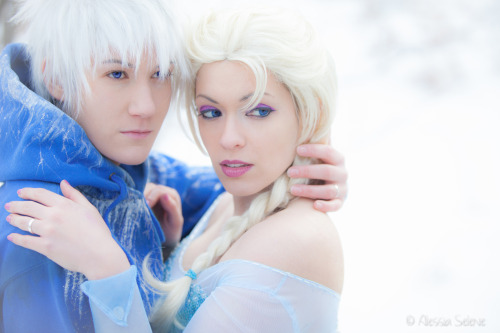 cosplayfanatics: Jack Frost and Elsa Cosplay By TidusSurya and Ivycosplay Photo 