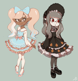 zambiie:Lolita fashion squids!