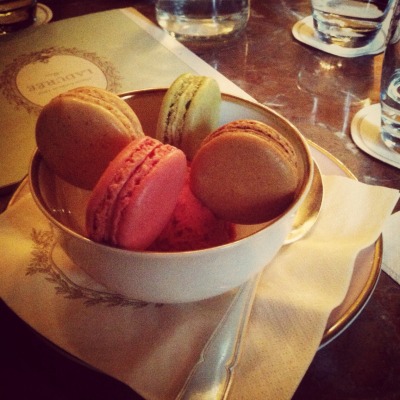 with Atrid, Michelle, Jeannie, Chyntia, and Karina at Ladurée – View on Path.