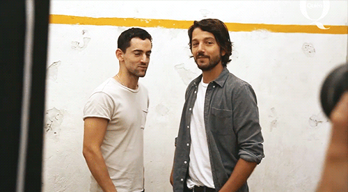semisweetshadow:Behind the scenes con Diego Luna y Luis Gerardo Méndez (x)