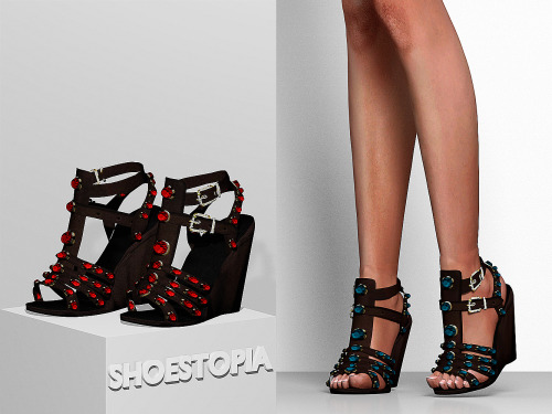 Shoestopia - Golias Sandals+10 SwatchesFemaleSmooth WeightsMorphsCustom ThumbnailHQ Mod CompatibleCr