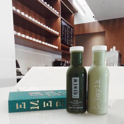 New to the Smashbox Cafe: @renewjuicery&rsquo;s juices and MYLK (at Smashbox Studios)