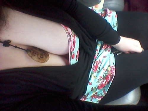 acidkittiegoddess:  ravaging-riot:  acidkittiegoddess:  Public boobies ;)♥♥♥ vaping in the car ;) ♥♥♥ oh yeah another braless day ;) ♥♥♥  I love dresses. Also no one ever mentions that the top also allows easy access to the wonderful