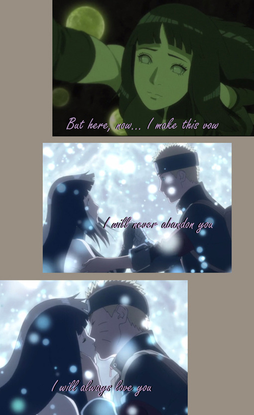 psyclopathe:  Naruhina Month - Day 30 - I’ll never let goText &amp; idea: l3nsmanIt