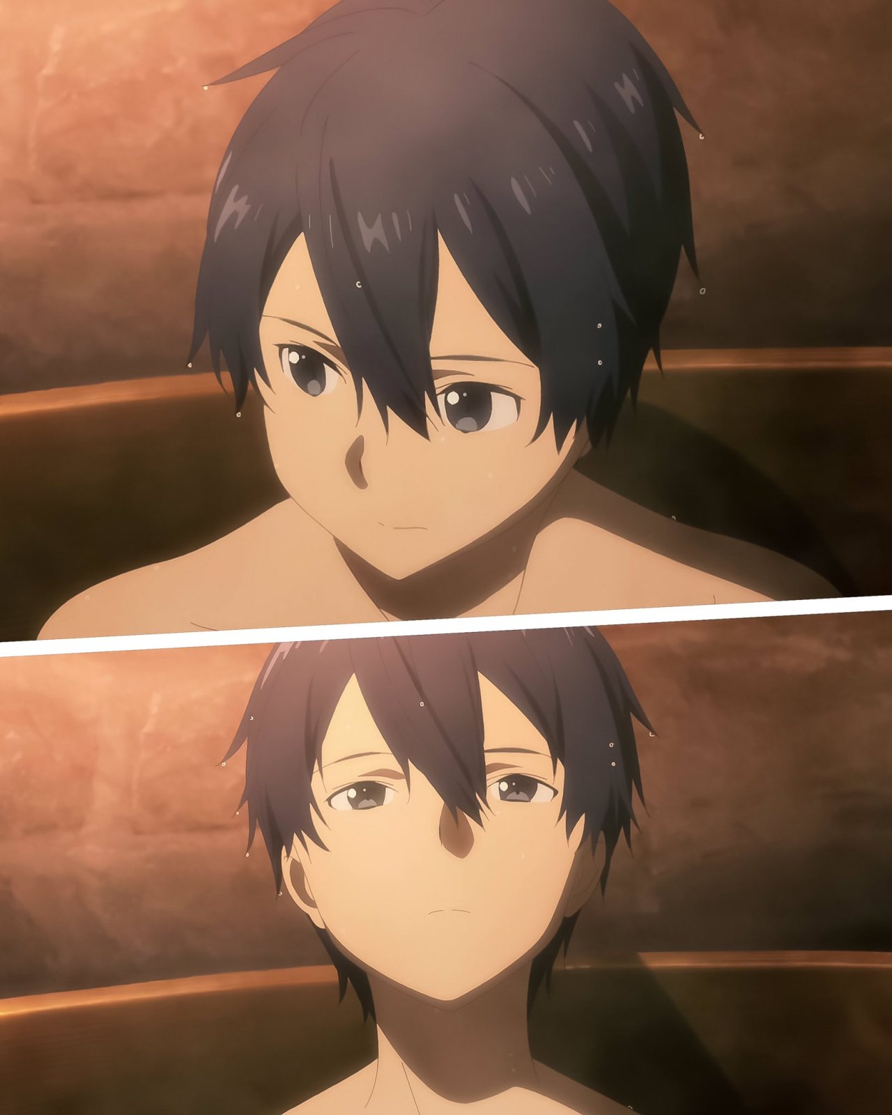 Kirito shirtless