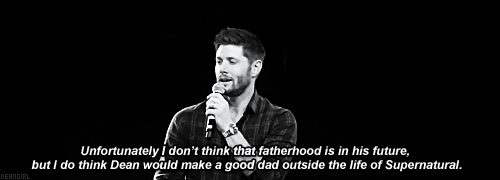 protectmybrother:  DEAN APPRECIATION WEEKSunday ~ A set dedicated to Dean: I guess it’s Father’s Day. 