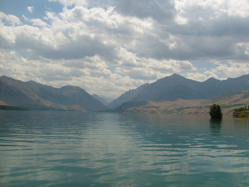 before-life:  Lake Charvak, Uzbekistan by marymakeawish