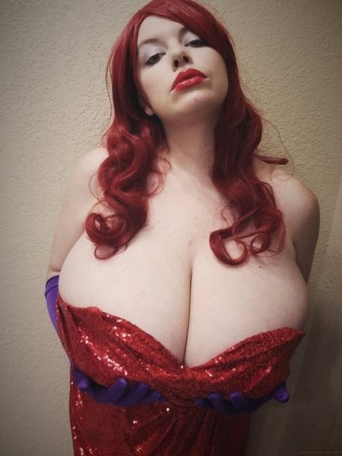 thebiggestever:  Probably the bustiest Jessica Rabbit you’ll ever see.