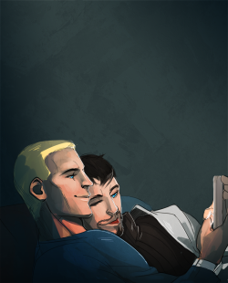 ironfries:  i accidentally 616 stevetony for chris 