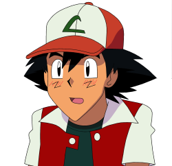 mezasepkmnmaster:  A blushing Ash. 