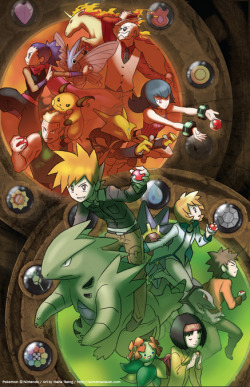 rwambush:  monomonworld:  The first 16 gym leaders.  I love these. I wanna see them for the other regions.