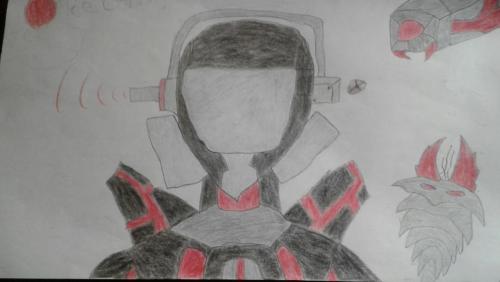 I Finally Drew Up The Guy Ive Been Writing About In My Deviantart Literature In The Third Log, Holding