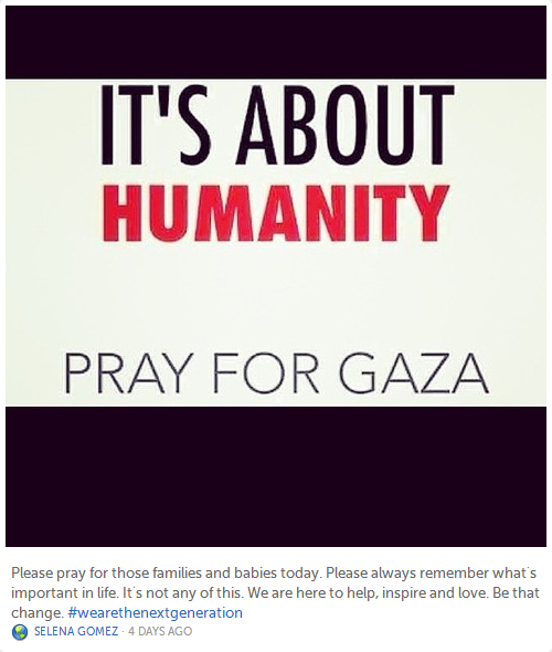 standwithpalestine:  Celebrities speak out against Israel’s terrorist attacks on